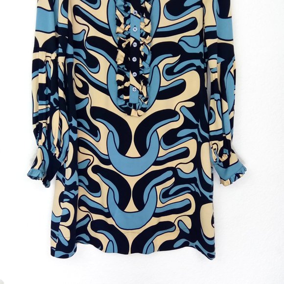 Diane Von Furstensberg Eavan Silk Sheath Dress - 8 - Picture 5 of 12